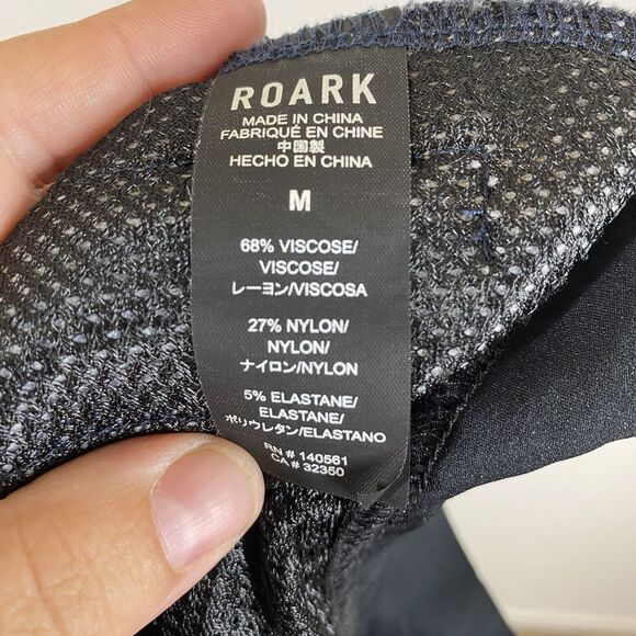 Roark Run Amok El Morro Joggers Pants Medium Fleece Tapered Zip Pockets RP284 - Picture 11 of 13